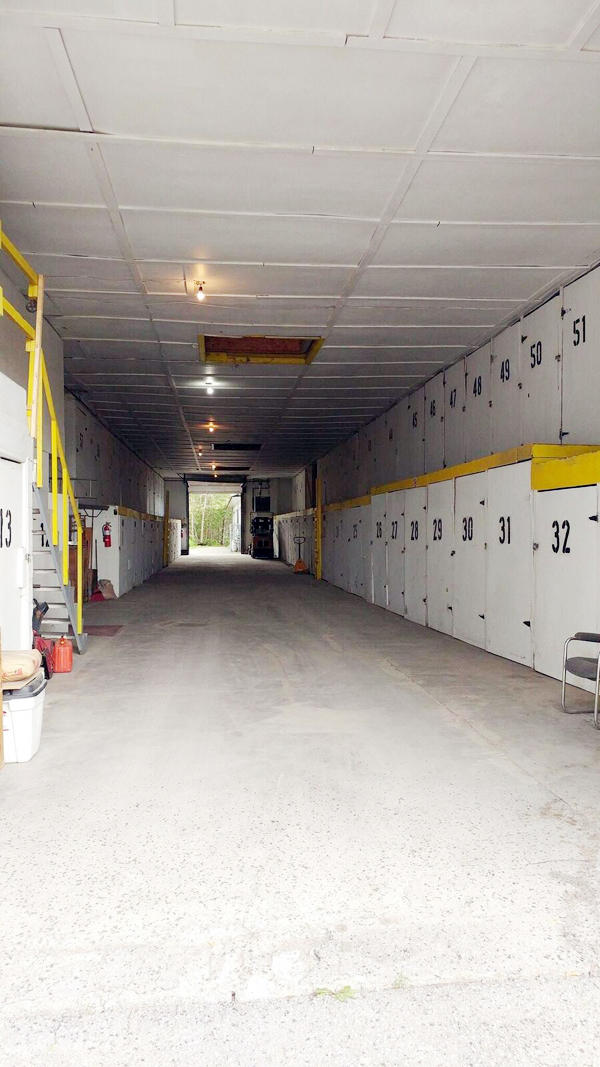 Main Level Storage Lockers